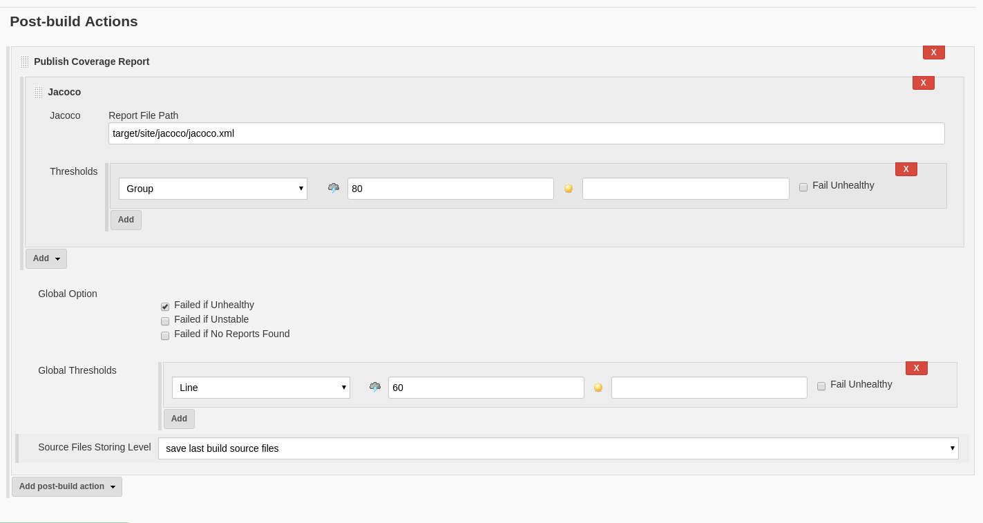 thresholds config